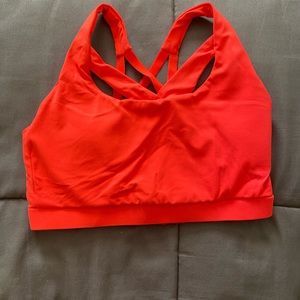 Gymshark Sculpt Sports Bra Small Red